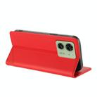 For Motorola Edge 40 Embossed Multi-functional Wallet Retro Leather Phone Case(Red) - 3