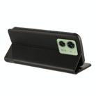 For Motorola Edge 40 Embossed Multi-functional Wallet Retro Leather Phone Case(Black) - 3