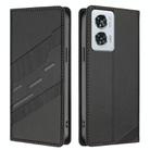 For Motorola Edge 50 Fusion Embossed Multi-functional Wallet Retro Leather Phone Case(Black) - 2