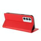 For Motorola Edge S30 Embossed Multi-functional Wallet Retro Leather Phone Case(Red) - 3