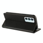 For Motorola Edge S30 Embossed Multi-functional Wallet Retro Leather Phone Case(Black) - 3