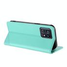 For Motorola Edge+ 2023 Embossed Multi-functional Wallet Retro Leather Phone Case(Mint Green) - 3