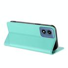 For Motorola Moto G Play 4G 2024 Embossed Multi-functional Wallet Retro Leather Phone Case(Mint Green) - 3