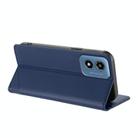 For Motorola Moto G Play 4G 2024 Embossed Multi-functional Wallet Retro Leather Phone Case(Dark Blue) - 3