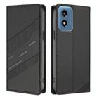 For Motorola Moto G Play 4G 2024 Embossed Multi-functional Wallet Retro Leather Phone Case(Black) - 2