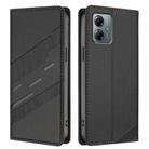 For Motorola Moto G Play 2025 Embossed Multi-functional Wallet Retro Leather Phone Case(Black) - 2