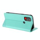 For Motorola Moto G Power 2022 Embossed Multi-functional Wallet Retro Leather Phone Case(Mint Green) - 3