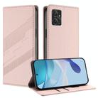 For Motorola Moto G Power 2023 Embossed Multi-functional Wallet Retro Leather Phone Case(Pink) - 1