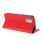 For Motorola Moto G Stylus 4G 2021 Embossed Multi-functional Wallet Retro Leather Phone Case(Red) - 3