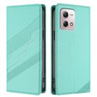 For Motorola Moto G Stylus 4G 2023 Embossed Multi-functional Wallet Retro Leather Phone Case(Mint Green) - 2