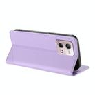 For Motorola Moto G Stylus 4G 2023 Embossed Multi-functional Wallet Retro Leather Phone Case(Light Purple) - 3