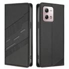 For Motorola Moto G Stylus 4G 2023 Embossed Multi-functional Wallet Retro Leather Phone Case(Black) - 2