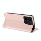 For Motorola Moto G Stylus 5G 2025 Embossed Multi-functional Wallet Retro Leather Phone Case(Pink) - 3