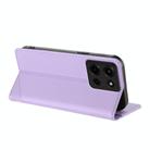 For Motorola Moto G Stylus 5G 2025 Embossed Multi-functional Wallet Retro Leather Phone Case(Light Purple) - 3