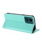 For Motorola Moto G04 Embossed Multi-functional Wallet Retro Leather Phone Case(Mint Green) - 3