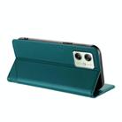 For Motorola Moto G14 / G54 Embossed Multi-functional Wallet Retro Leather Phone Case(Dark Green) - 3