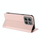 For Motorola Moto G15 Embossed Multi-functional Wallet Retro Leather Phone Case(Pink) - 3