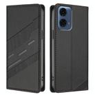 For Motorola Moto G24 Power Embossed Multi-functional Wallet Retro Leather Phone Case(Black) - 2