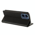 For Motorola Moto G24 Power Embossed Multi-functional Wallet Retro Leather Phone Case(Black) - 3