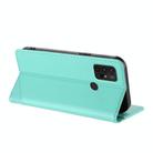 For Motorola Moto G30 Embossed Multi-functional Wallet Retro Leather Phone Case(Mint Green) - 3