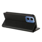 For Motorola Moto G34 Embossed Multi-functional Wallet Retro Leather Phone Case(Black) - 3