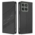 For Motorola Edge 60 Pro Embossed Multi-functional Wallet Retro Leather Phone Case(Black) - 2