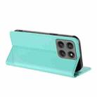 For Motorola Edge 60 Pro Embossed Multi-functional Wallet Retro Leather Phone Case(Mint Green) - 3