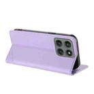 For Motorola Edge 60 Pro Embossed Multi-functional Wallet Retro Leather Phone Case(Light Purple) - 3