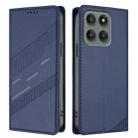 For Motorola Edge 60 Pro Embossed Multi-functional Wallet Retro Leather Phone Case(Dark Blue) - 2