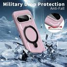 For Google Pixel 9 Pro Frosted MagSafe Holder Phone Case(Pink) - 3
