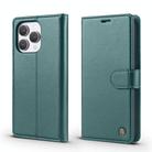For iPhone 13 Pro Max Forwenw F6 Series RFID Leather Phone Case(Green) - 1