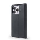 For iPhone 13 Pro Max Forwenw F6 Series RFID Leather Phone Case(Black) - 3