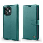 For iPhone 12 mini Forwenw F6 Series RFID Leather Phone Case(Green) - 1