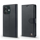 For iPhone 12 mini Forwenw F6 Series RFID Leather Phone Case(Black) - 1