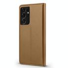 For Samsung Galaxy S21 Ultra 5G Forwenw F6 Series RFID Leather Phone Case(Brown) - 3