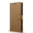 For Samsung Galaxy S22 Ultra 5G Forwenw F6 Series RFID Leather Phone Case(Brown) - 2