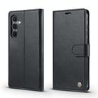 For Samsung Galaxy S23 FE 5G Forwenw F6 Series RFID Leather Phone Case(Black) - 1