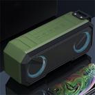 X8 Wireless Bluetooth Speaker IPX7 Waterproof Color Light Subwoofer(Green) - 2