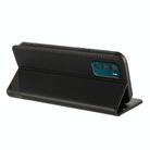 For Motorola Moto G42 Embossed Multi-functional Wallet Retro Leather Phone Case(Black) - 3