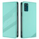 For Motorola Moto G42 Embossed Multi-functional Wallet Retro Leather Phone Case(Mint Green) - 2