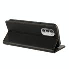 For Motorola Moto G51 5G Embossed Multi-functional Wallet Retro Leather Phone Case(Black) - 3