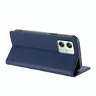 For Motorola Moto G54 Power Embossed Multi-functional Wallet Retro Leather Phone Case(Dark Blue) - 3
