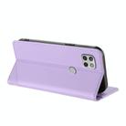 For Motorola One 5G Ace Embossed Multi-functional Wallet Retro Leather Phone Case(Light Purple) - 3