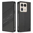 For Motorola Moto X50 Ultra Embossed Multi-functional Wallet Retro Leather Phone Case(Black) - 2