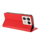 For Motorola Moto X50 Ultra Embossed Multi-functional Wallet Retro Leather Phone Case(Red) - 3