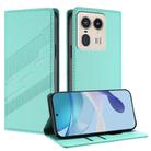 For Motorola Moto X50 Ultra Embossed Multi-functional Wallet Retro Leather Phone Case(Mint Green) - 1