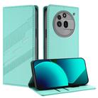 For Nothing Phone 3a Pro Embossed Multi-functional Wallet Retro Leather Phone Case(Mint Green) - 1