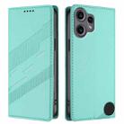For Nothing CMF Phone 2 Pro Embossed Multi-functional Wallet Retro Leather Phone Case(Mint Green) - 2