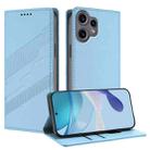For Nothing CMF Phone 2 Pro Embossed Multi-functional Wallet Retro Leather Phone Case(Light Blue) - 1
