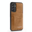 For Samsung Galaxy A54 5G Forwenw F8 Series 2 in 1 Magnetic Card Slot Leather Phone Case(Brown) - 2